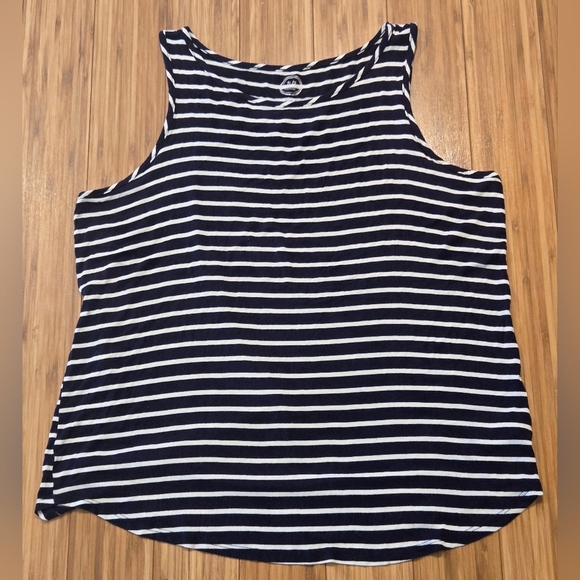 NWOT Maurcies Striped Tank Top - Picture 1 of 6